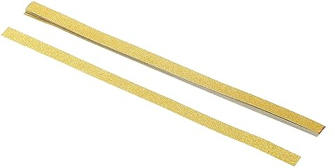 PATIKIL Brillante Origami Estrellas Papeles Doble Cara Dorado L24cm 23 Colores para Artes Manualidades, Bricolaje Regalo Decoración 20 Hojas