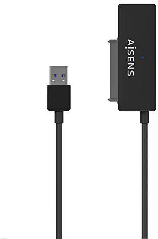 AISENS Adaptador ASE-35C02B SATA a USB-C USB 3.0/USB3.1 GEN1 para Discos Duros 2.5?” y 3.5?” con A