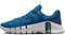 Nike Men Free Metcon 5 Training Shoe, Court Blue Green Strike Thunder Blue, 7.5 UK