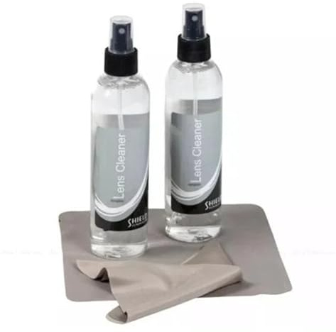 Spray detergente per lenti e panni in microfibra, 2 flaconi spray da 236 ml, confezione da 2