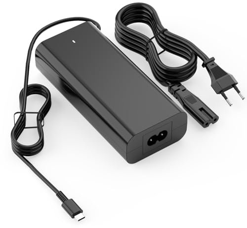 Shefor 65W 20V Cargador USB C Ordenador Portátil Compatible con DELL Latitude 5520 5420 5290 5285 5179 5480 5310 5320 5410 5590 7420 7410 7370, XPS 13 12 15 9365 9350 La65nm170 Tipo C Alimentación