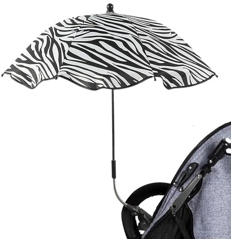 Sun Parasol for Pram - - Sunshade Umbrella for Stroller with Clamp,Pram Parasol,Clip Umbrella for Stroller,Baby Stroller Umbrella Parasol,UV Protection for Stroller,Pushchair
