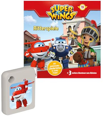 Galakto - Token de Audio: Super Wings – Juego de Caballeros, Juego de Audio para niños a Partir de 3 años, Tiempo de Juego Aprox. 52 min