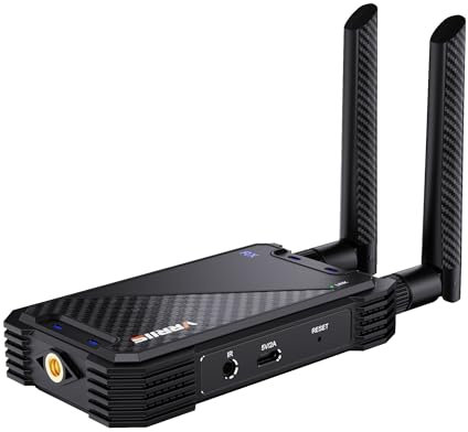 Wireless HDMI Receiver,Receiver Only,1300FT Wireless HDMI Extender Kit with Loop Out,1080P Full HD for Streaming from DSLR,Laptop,Setop Box to TV/Projector IR Remote Control Support,Up to 1TX to 5RXs