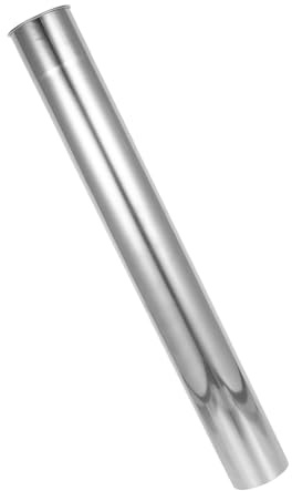 CAXUSD Tuyau de Cheminée en Acier Inoxydable 236Inch X 50Cm pour Poêle à Bois Conduit Droit Robuste et Léger Accessoire Compatible Poêle de Tente pour Chauffage Extérieur et Camping