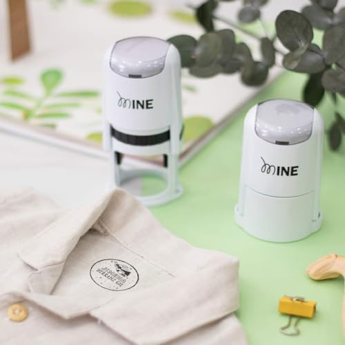 Sello de Ropa para Niños Personalizado | Marcador de Nombre para Textil Infantil y Bebé | Uniformes y Objetos de Colegio y Guardería | Tinta Permanente Resistente al Agua para Lavadora y Secadora