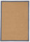 carpetfine Sisalteppich Grau 60x110 cm | Moderner Teppich für Wohn- und Schlafzimmer