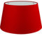 Wogati Premium Lampenschirm E14/E27 Baumwolle | verschiedene Größen & Farben | Farbe: Rot | Stehlampe + Hängelampe für Tischlampe, XXL = ØU: 35cm | ØO: 27cm | H: 20cm