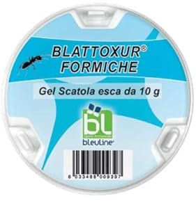 Esca Gel Scatola Formiche Confezione 10 g. Insetticida Antiformiche per Uso Interno ed Esterno, inodore e non sporca