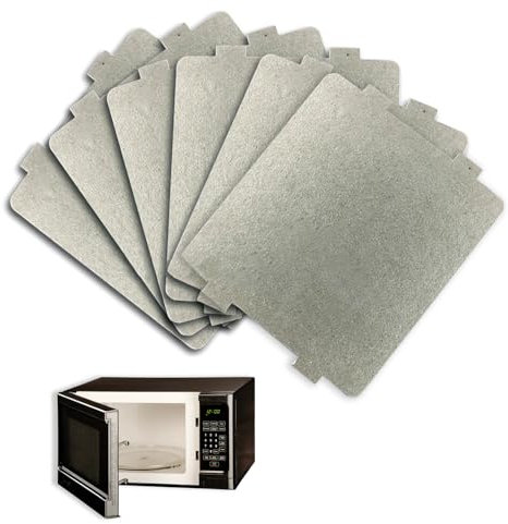 EUYKQNOI Plaque Mica Universelle pour Guide D’ondes de Micro-ondes, Plaque à Micro-ondes Couvercle de Guide D'ondes 9,9 x 10,8 cm plaque mica micro ondes (6 Pièces)