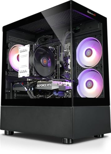Kiebel Gaming PC Invader XS VIII AMD Ryzen 7 8700F, 32GB DDR4, GeForce RTX 5060Ti 16 GB, 1TB M.2 SSD, WLAN, Bluetooth, Windows 11 [187484]