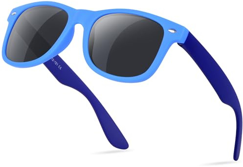 Nlieanuc Gafas de Sol Niño y Niña 3-10 Años Polarizadas Gafas de Sol Infantiles Flexibles de Goma para UV400 Protección