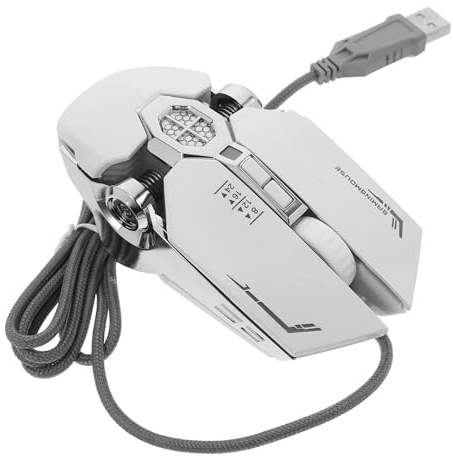 Tofficu Ratón para Luminiscente Accesorio para Ordenador Portátil Ratón Gaming Cable para Ratones Gamer