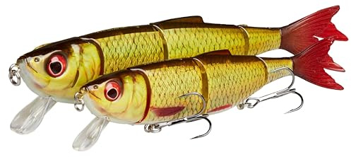 Savage Gear 4Play V2 Liplure - Leurre de pêche au Hareng en 3D pour Les pêcheurs de carnassiers, Action réaliste, idéal pour Le brochet, Le Bar et Plus Encore, Firetiger 13.5 cm