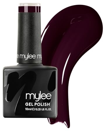 MyGel Nagellack von MYLEE (10ml) MG0007 - The Dark Night UV/LED Nail Art Maniküre Pediküre für den professionellen Einsatz im Wohnzimmer und zu Hause - Langlebig und einfach anzuwenden