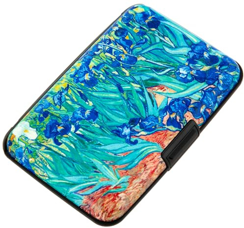 Kaabao Credit Card Holder Small RFID Blocking Wallet Business Metal Slim Mini Aluminum Hard Case for Women Men Gift (Lrises)