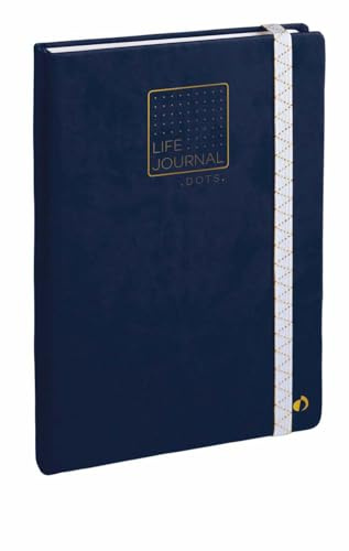 Quo Vadis - Carnet Bullet journal - Multilingue - Life Journal - Bleu océan - Pages Points (dots) - 15x21 cm - Papier Clairefontaine blanc - Fabrication française