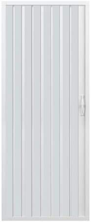 Mampara de ducha Liberté, 90 cm x 185 cm de altura, puerta única de PVC con apertura lateral tipo fuelle