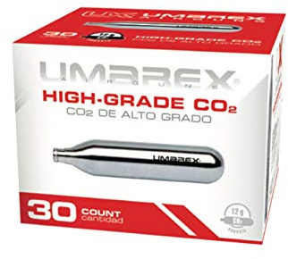 Umarex High-Grade CO2 Cartridges for Pellet Guns, BB Guns and Airsoft Guns, 12 Gram (Pack of 30)