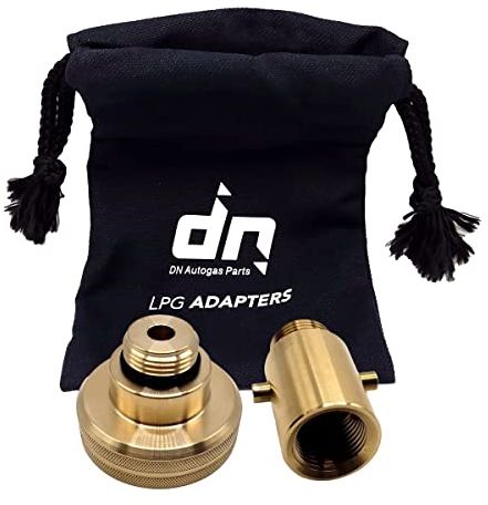 DN Autogas Parts LPG GPL 21.8mm LH Autogas Safefill Tank Refill Adapter Set Bayonet DISH With Bag