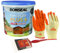 PERFECTONISH Fence Life Plus+ UV Protection 5L Paint For Outdoor Wood fence Garden Shed With Free 3” Paint Brush and Protective Gloves (Medium Oak)
