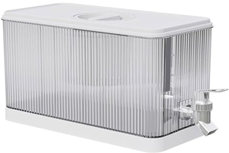 Water Dispenser Fridge - 4.5L Iced Beverages Dispenser, Refrigerator Cold Kettle | Spigot Juice Container Drink Dispensers, Cold Water Pitcher Lemonade Stand Juice Jug for Outdoor and Daily Use