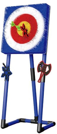 Jeu de lancer de hache en plein air avec fléchettes et hache à main, activité amusante dans le jardin pour enfants et adultes, parfait pour la famille et les fêtes