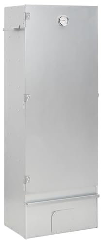 Eleganz Fumoir avec table en acier galvanisé - Appareil de cuisine durable pour le jardin et le balcon - Idéal pour les fans de fumage et les cuisiniers en plein air