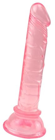 5.7 Inch Dìldø Söft Sîlîkön Wēllnëss Mãsságér wîth Sûctîön Cüp Sěxlēksáker for kvïnnór Kinnä mâsságéstav Šëlf Cårē Tøýs Wåtērprøøf Êåsürün tø Claw ëån Klîk tãtã rislêksâk