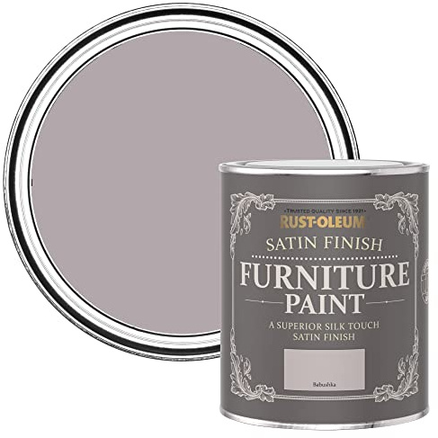 Rust-Oleum Purple Furniture & Skirting Board Paint in Satin Finish - Babushka 750ml