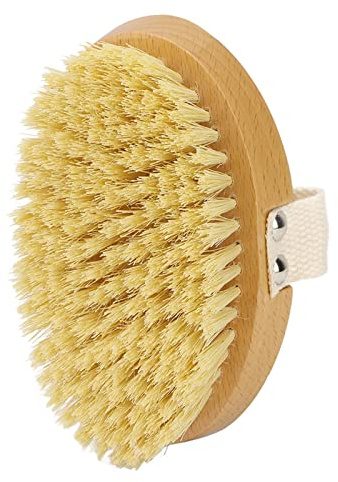 Spazzola per il Corpo, Spazzola per Scrub Corpo Allevia l'affaticamento Drenaggio Linfatico Legno di Faggio per la Cura della Pelle