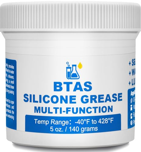 BTAS Graisse pour Joints Toriques de Plombiers, Lubrifiant pour Caoutchouc de Piscine, Qualité Alimentaire 140g