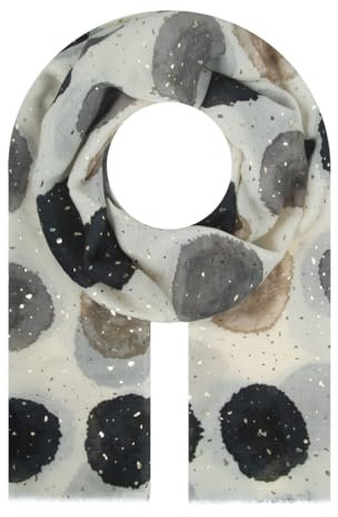 Majea Halstücher Damen Tuch Kopftuch Halstuch Schal Damen-Schal Tücher Damen Stola (880036) (schwarz 15)