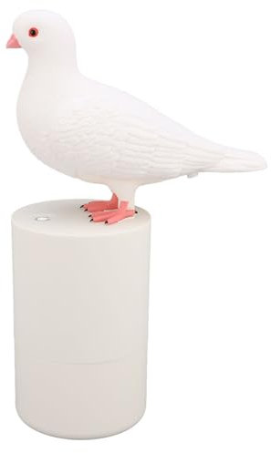 Distributore di sapone automatico in schiuma, distributore di sapone per uccelli induzione senza touch gustosa rondella di piccione divertente per bagno da cucina