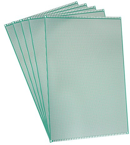 sourcing karta 5 stycken 20 x 30 cm ensidig hålrutnät bräda PCB bräda