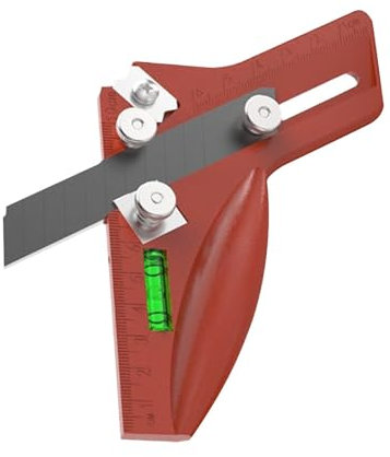 AUTOECHO Coupe-bordure pour le travail du bois, coupe-bande de chant - Grattoir à filet de chanfreinage en bois,Coupe-bordure de placage, outil manuel pour le travail du bois, pour meubles, Angle