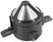 1 Pc imbuto del caffè macchina espresso manuale colino per succo tazza filtro antigoccia caffè filtro per caffè domestico tazza filtro per caffè in acciaio inossidabile AbS Black OFFSCH