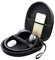 Housse Casque Audio, Tui de Transport Robuste pour Casque, Étui de Protection pour Les Écouteurs Supra-Auriculaires et Les Accessoires, 21 x 18,5 cm, Noir