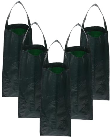 Yardenfun 5 Piezas Bolsas de para Fresas Colgantes con Bolsas de Crecimiento Invertidas para Tomates Pimientos y Flores Accesorios de Jardinería para y Patio
