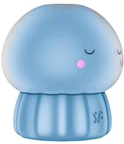 Satisfyer Jelly-cious, vibratore clitorideo a onde di pressione | a forma di medusa, con 2 motori | Airpulse e vibrazioni | impermeabile (IPX7) | silicone | sex toy per donne | da viaggio