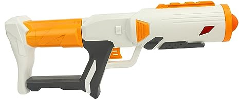 Juguete Lanzador de Cohetes, Lanzador de Cohetes Estable Naranja y Blanco, Plástico Portátil de Largo Alcance y Esponja para el Hogar