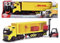 Dickie Toys - Volvo DHL Truck FH16 (35 cm) - Post- & Paket-Transporter für Kinder ab 3 Jahre, Spielzeugauto-Set mit Gabelstapler, Zubehör, Licht & Sound, inkl. Batterien