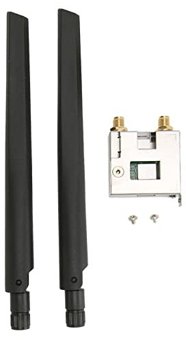Rankomu Wi Fi-adapter kort trådlös WiFi-adapterkort, M.2 NGFF dubbelt band 2,4 GHz 5 GHz 3 000 Mbps 802.11 AX nätverkskort för M10H X299 Z170I B550I