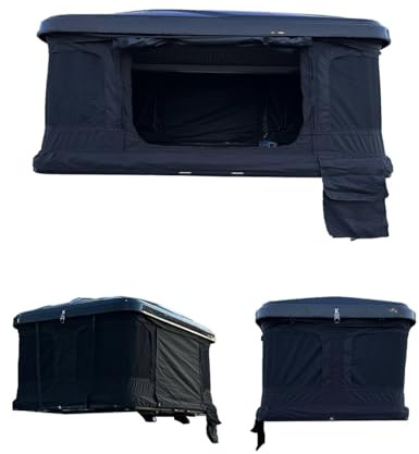 Horizon Outdoor - Tenda da Tetto Rigida in ABS Ultra Leggera per Auto SUV 4x4 – 2 Persone, Impermeabile WR 3000mm, Materasso Ergonomico, Scala Retrattile, Campeggio e Overlanding