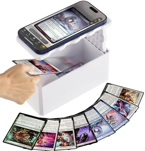 ALAFLY Soporte de Escaneo para Cartas MTG/TCG, Compatible con Cartas Coleccionables de Tamaño Estándar Sin Fundas, Altura Ajustable, Compatible con ManaBox y Otras Aplicaciones de Escaneo
