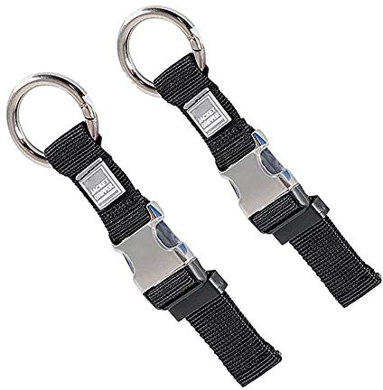 2PCS Add a Bag Luggage Strap Jacket Gripper, Heavy Duty Luggage Straps Carry-on Baggage Suitcase Straps Belts Travel Accessories,Carry Your Extra Bags(Black)