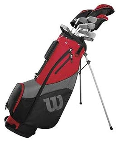 Wilson Pro Staff-SGI 1,3,5,6-S,P,B,GR/Golf/Black/Red Irons, Donna, Multicolore (Multicolore), Taglia unica