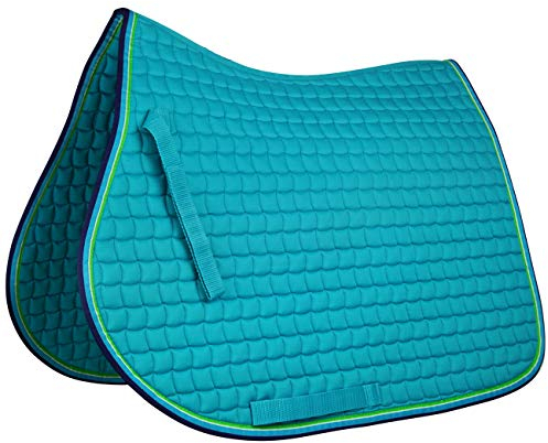 York Dressur Schabracke Ever Sattelunterlage Reitunterlage (türkis)