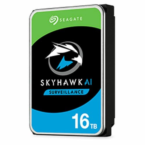 Seagate SkyHawk AI ST16000VE002 - Hard drive - 16 TB - internal - 3.5 - SATA 6Gb/s - buffer: 256 MB - with 3 years Rescue Data Recovery