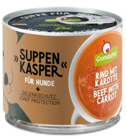 GranataPet Casserole à Soupe de bœuf avec Carotte, Soupe pour Chiens Heureux, collation avec Moule aux lèvres Vertes et minéraux, Nourriture pour Chien sans céréales pour Une Alimentation adaptée à